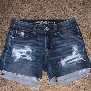american eagle jean shorts